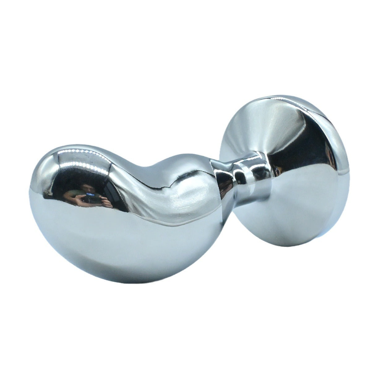 Thumb metal blue jeweled butt plug kit