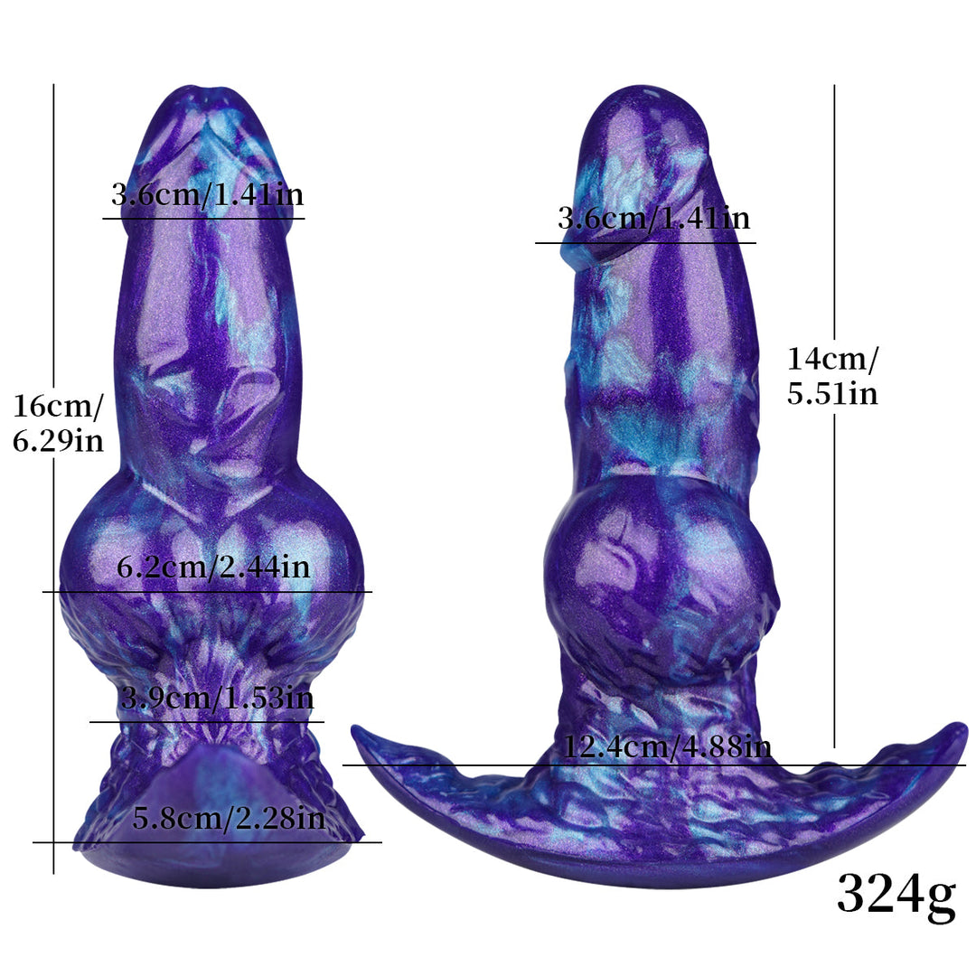 Huge Knot Strap On Inflatable Butt Plug