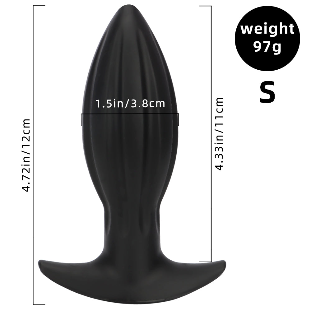 Prismatic silicone giant butt plug kit