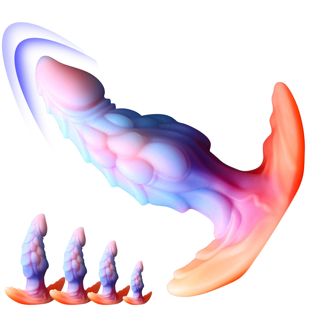 Colorful Fantasy Dragon Butt Plug Sets