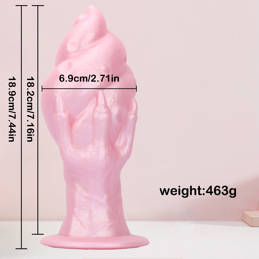 Fantasy claw silicone big butt plug