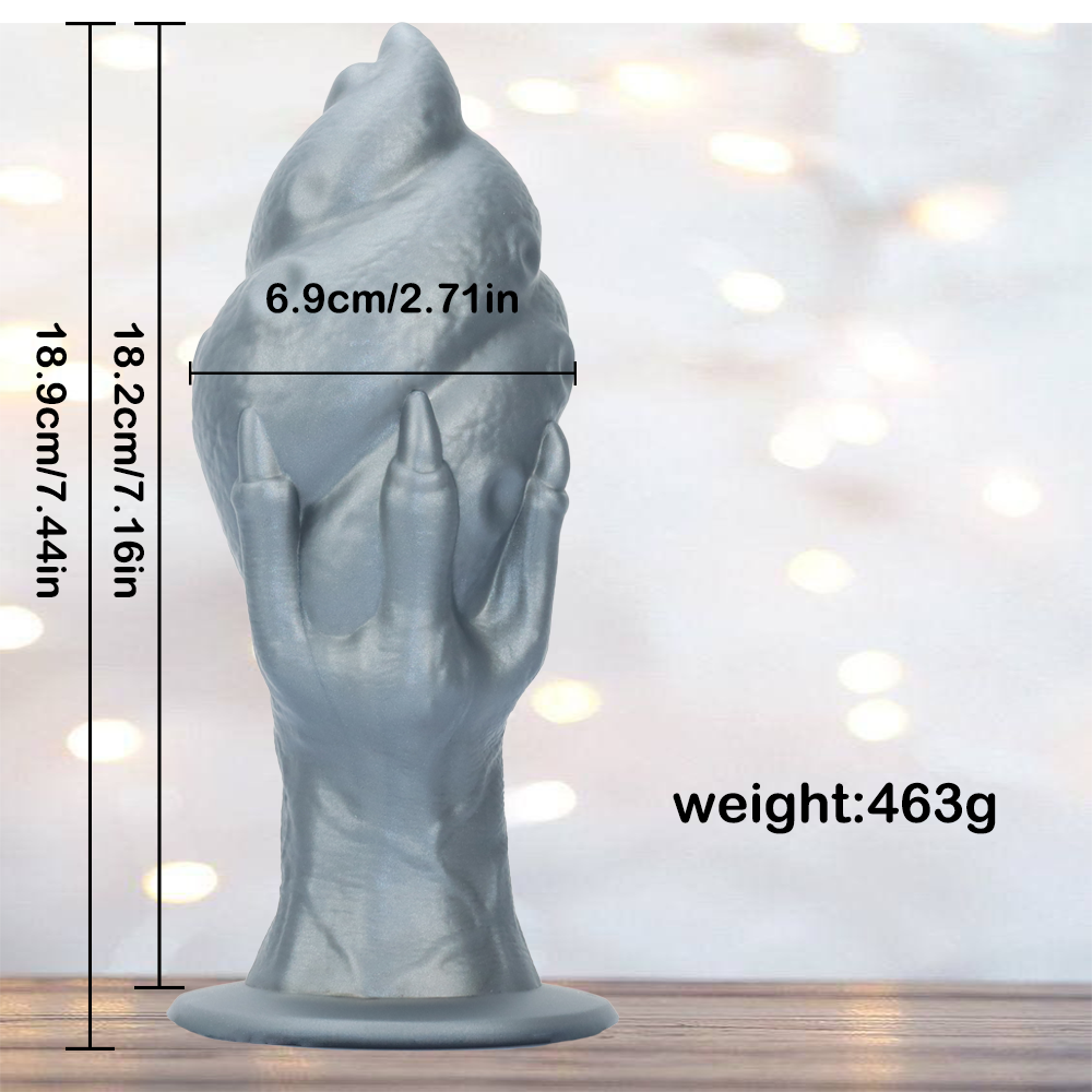 Fantasy claw silicone big butt plug