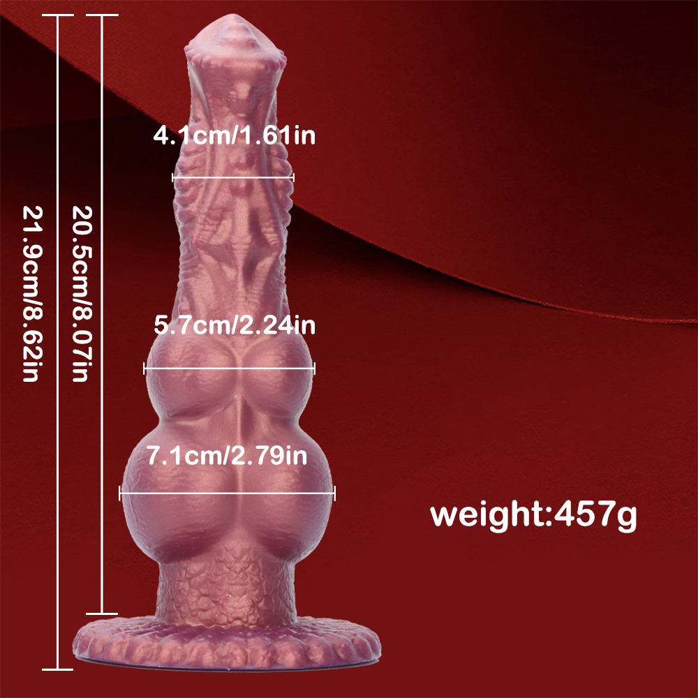 8 Inch Monster Knot Large Butt Plug