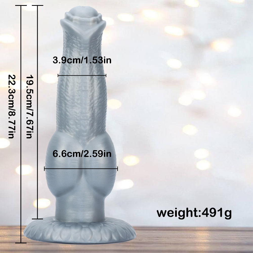 8 inch silicone horse cock huge butt plug