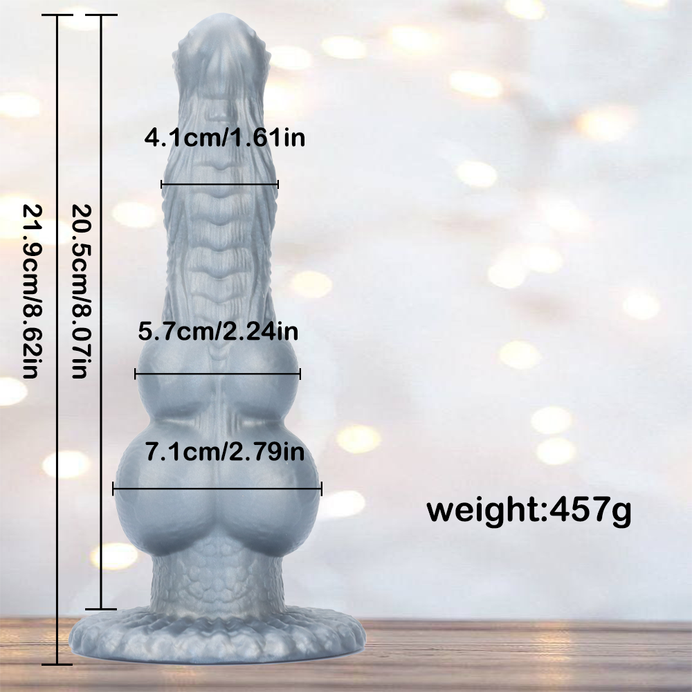 8 Inch Monster Knot Large Butt Plug