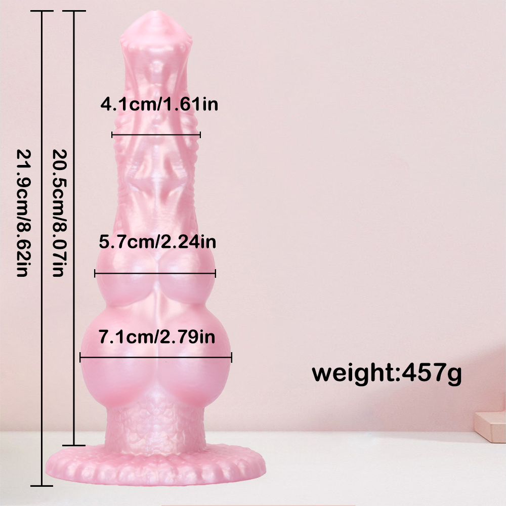 8 Inch Monster Knot Large Butt Plug