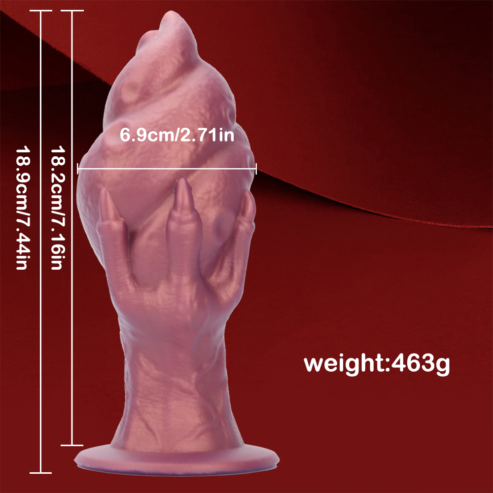 Fantasy claw silicone big butt plug