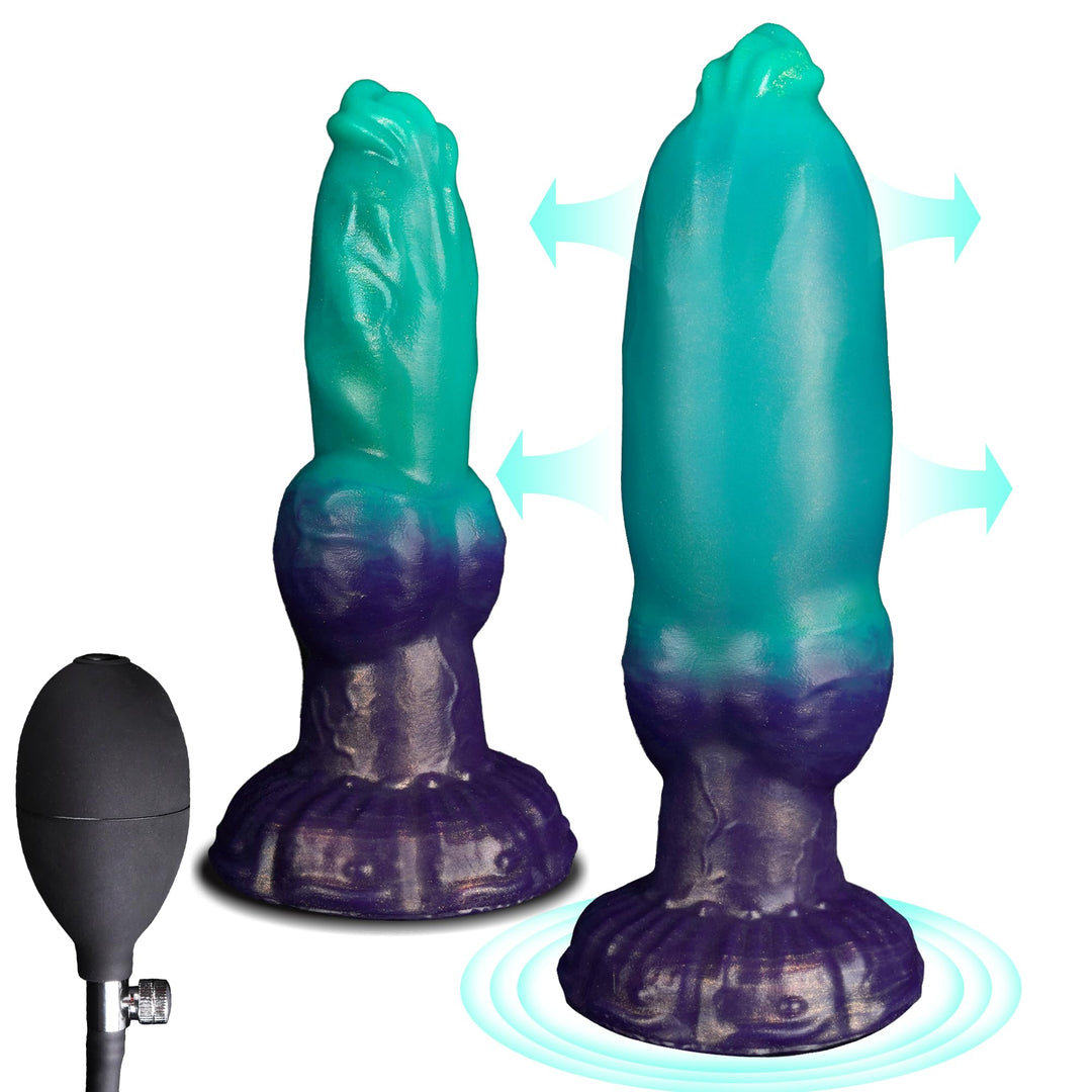 Fantasy Monster Dog Knot Inflatable Butt Plug