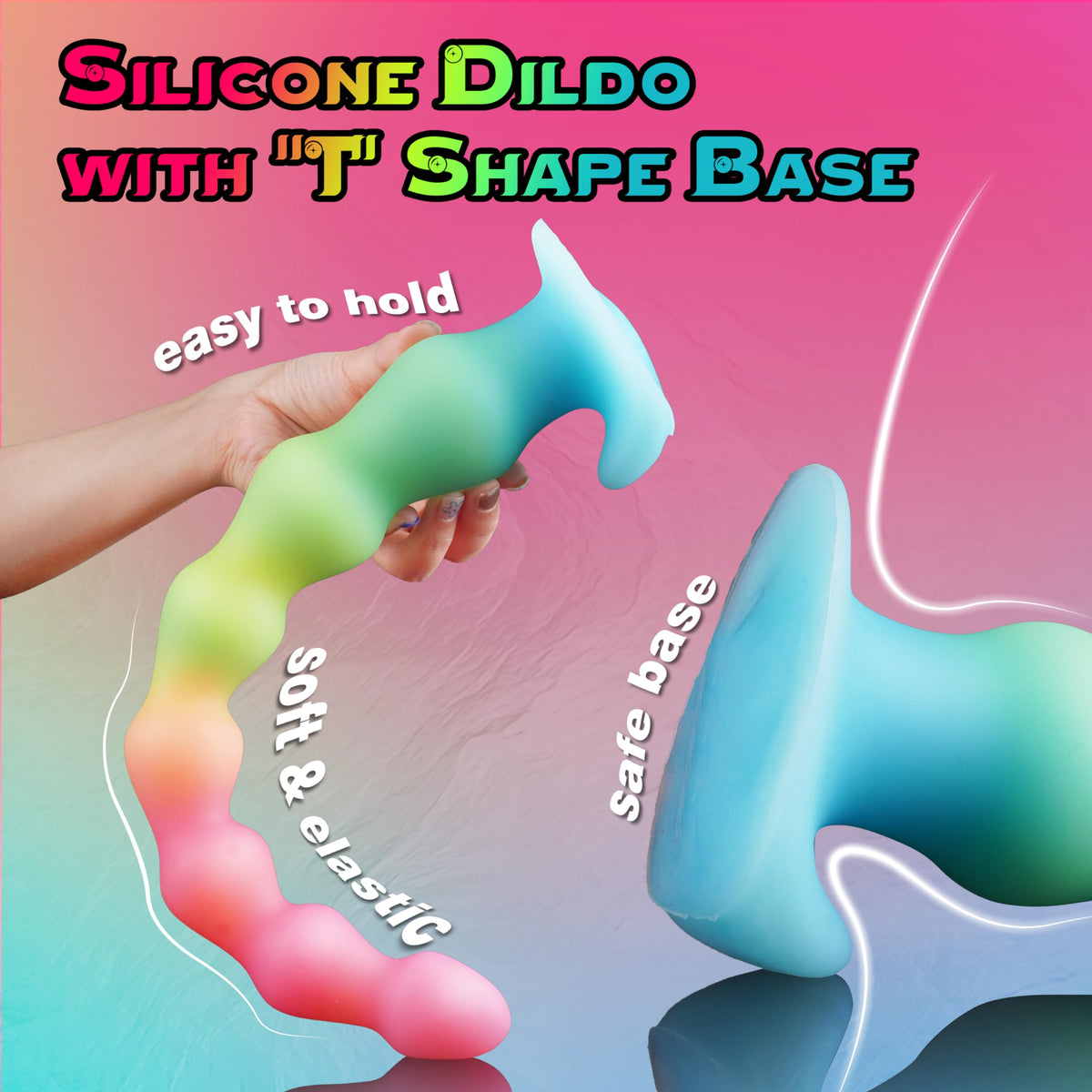 14 inch glow in the dark bead large butt plug