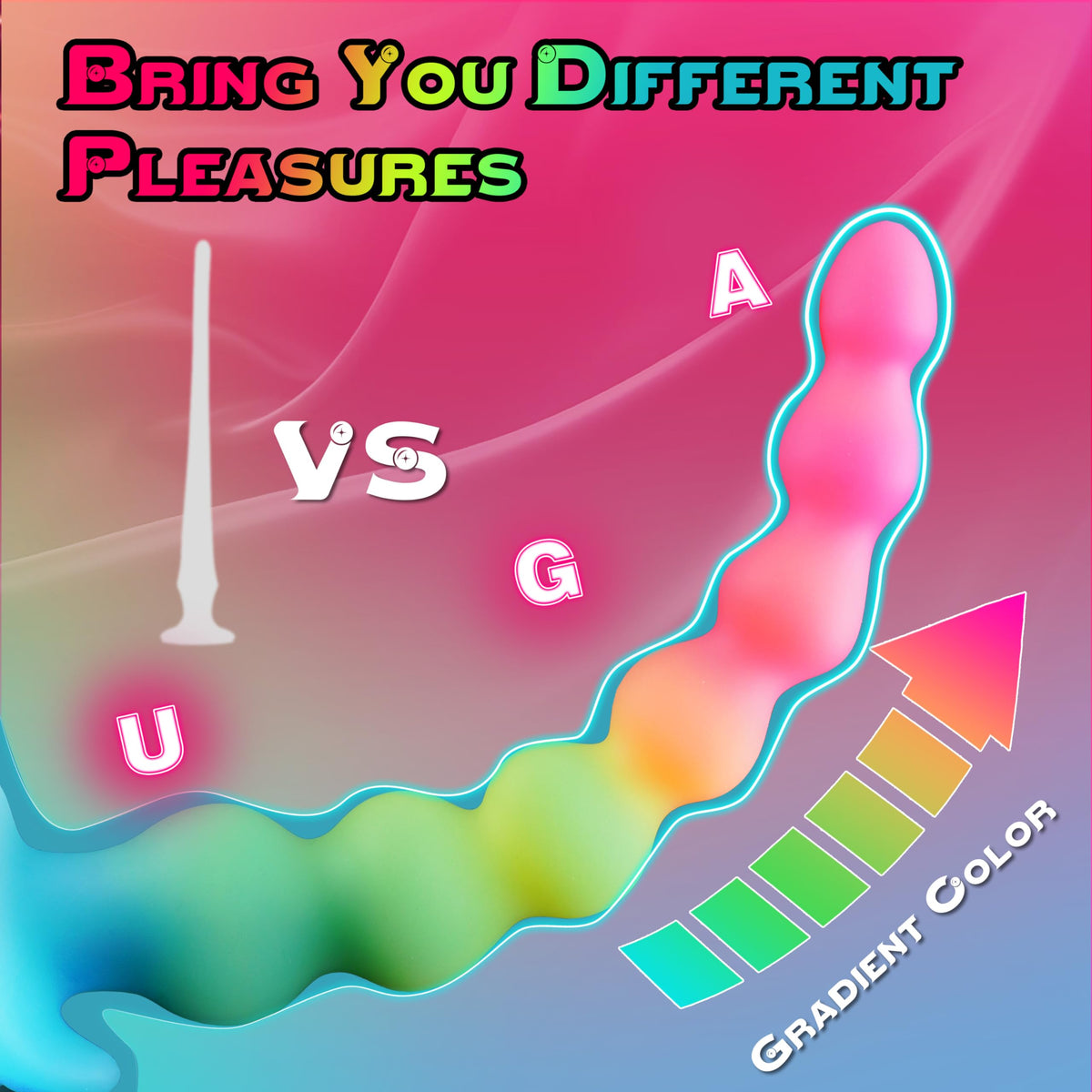 14 inch glow in the dark bead large butt plug