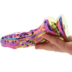 6 inch dragon shape anal glass butt plug